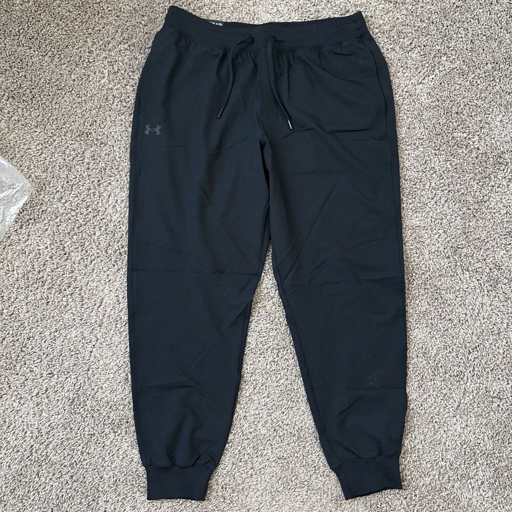 Under Armour Sportstyle Woven Jogger Men's 1388016 $100 Black New Size XL